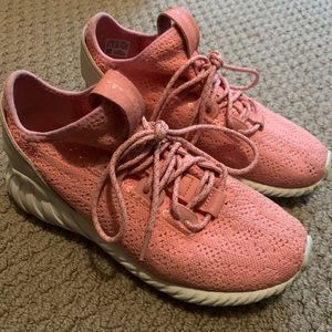 Pink adidas sneakers